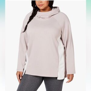 Calvin Klein Performance Crew Neck Color block Hoodie with Relaxed Fit NWT